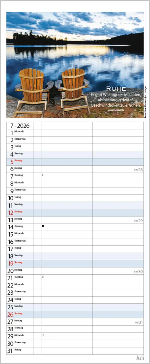 Bild: 9783731886815 | Planer für die besten Jahre 2026 | Verlag Korsch | Kalender | 14 S.
