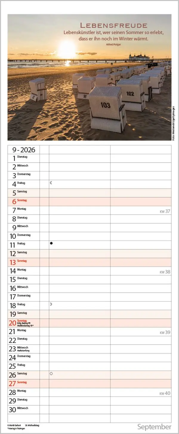 Bild: 9783731886815 | Planer für die besten Jahre 2026 | Verlag Korsch | Kalender | 14 S.
