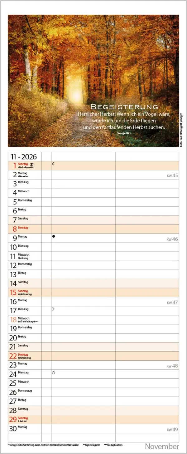 Bild: 9783731886815 | Planer für die besten Jahre 2026 | Verlag Korsch | Kalender | 14 S.