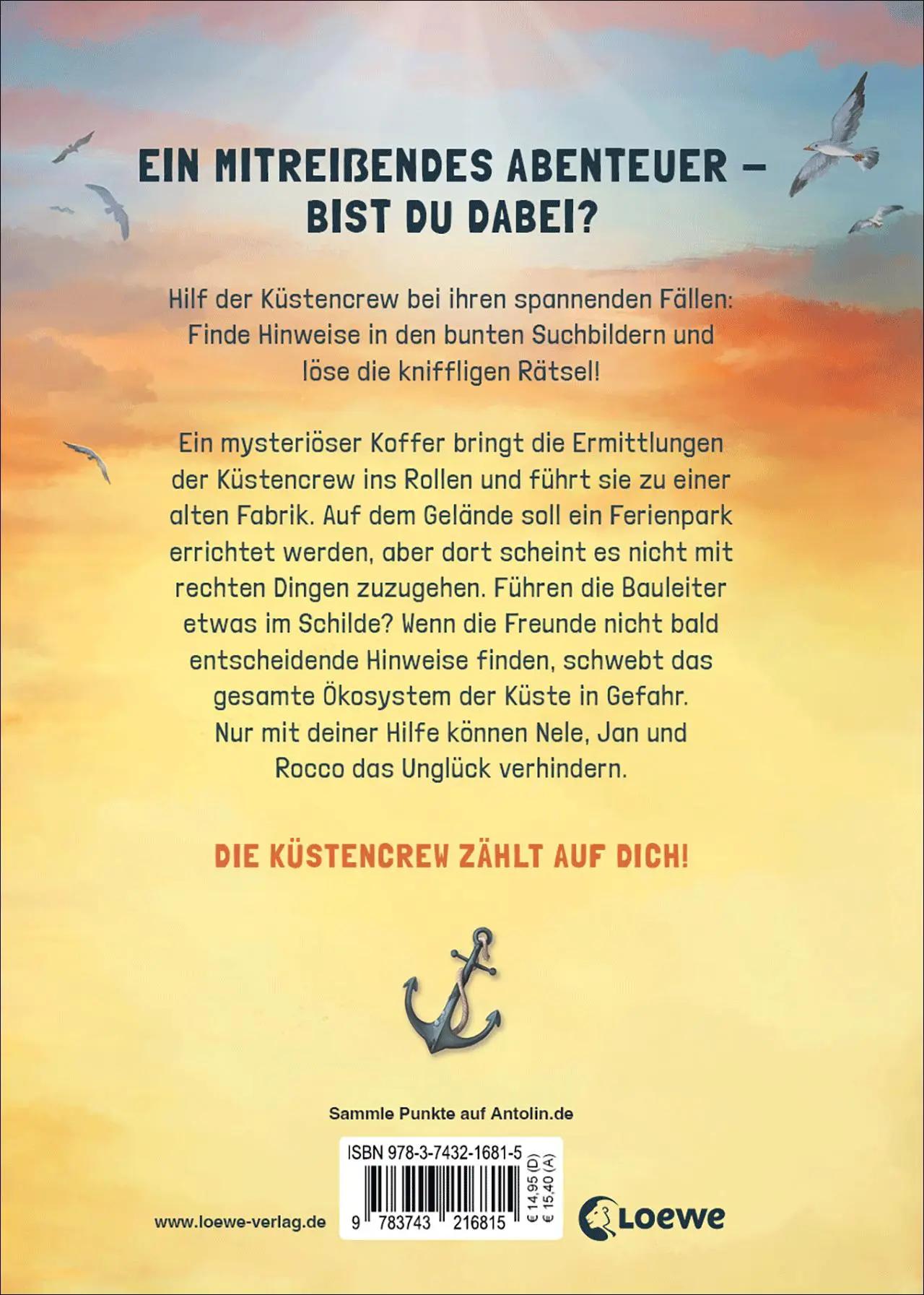 Rückseite: 9783743216815 | Die Küstencrew (Band 5) - Giftalarm am Strand | Ocke Bandixen | Buch