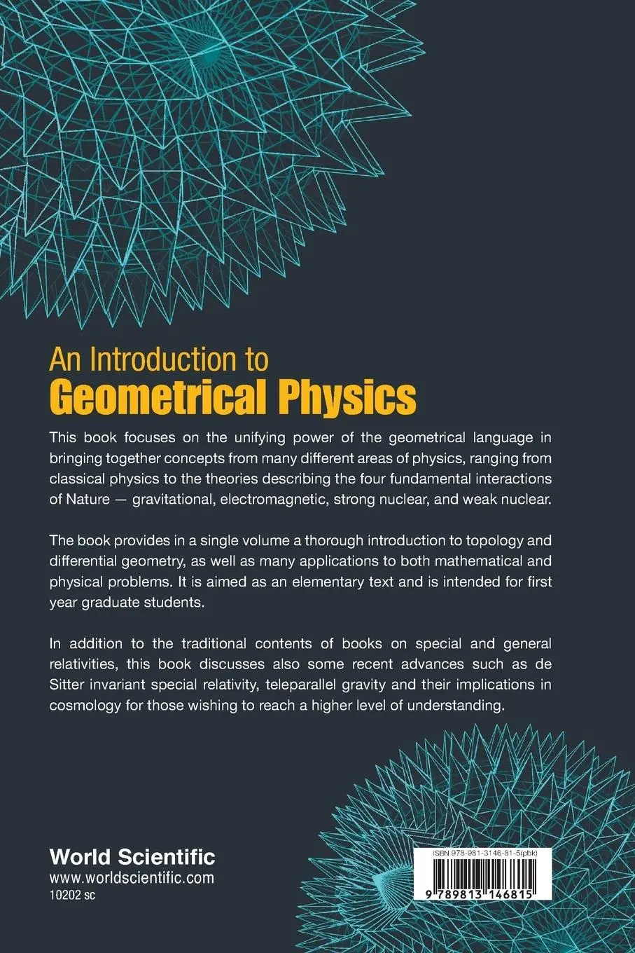 Rückseite: 9789813146815 | INTRO GEOMETRICAL PHY (2ND ED) | Pereira | Taschenbuch | Englisch