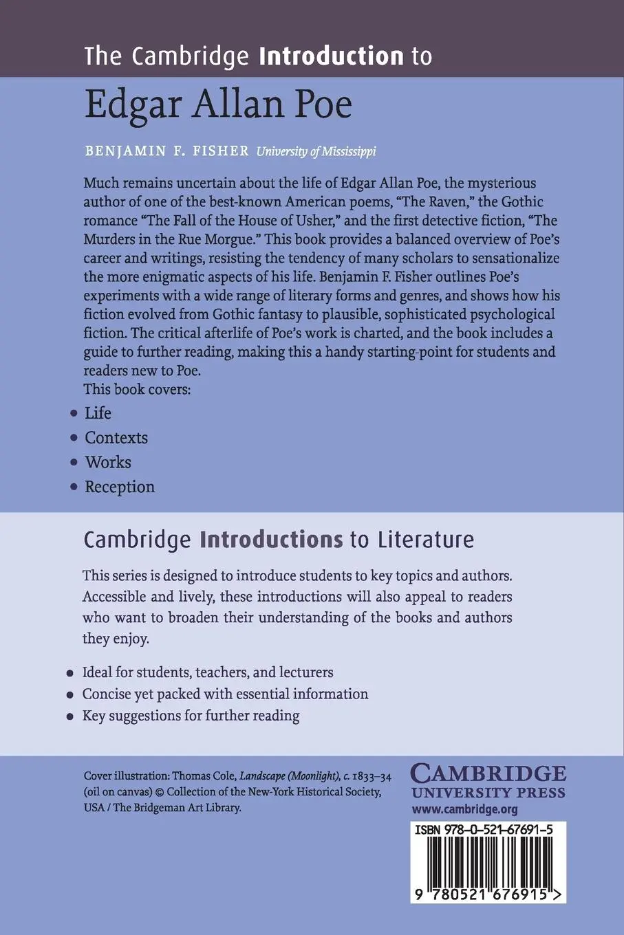 Rückseite: 9780521676915 | The Cambridge Introduction to Edgar Allan Poe | Benjamin F. Fisher