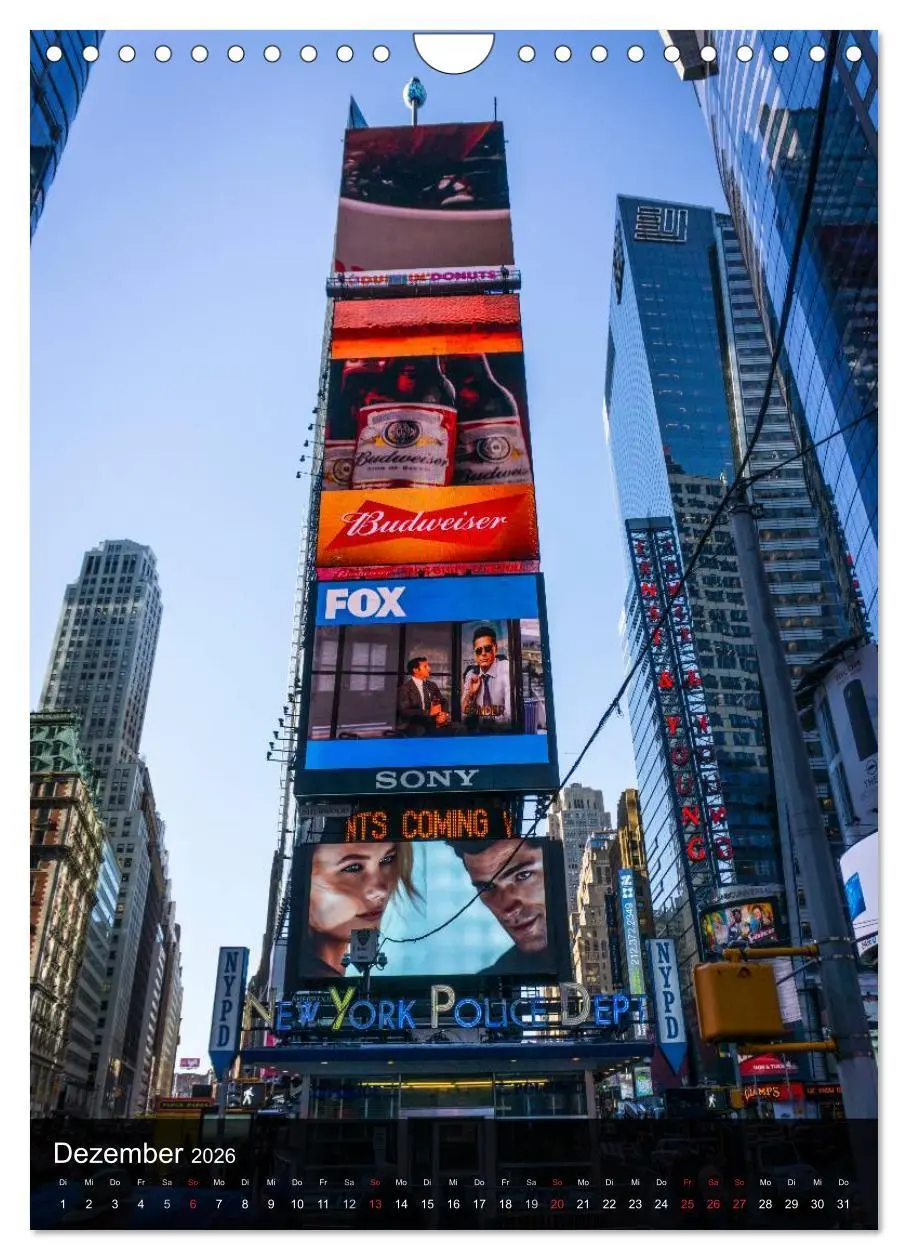 Bild: 9783516426915 | New York Wolkenkratzer (Wandkalender 2026 DIN A4 hoch), CALVENDO...