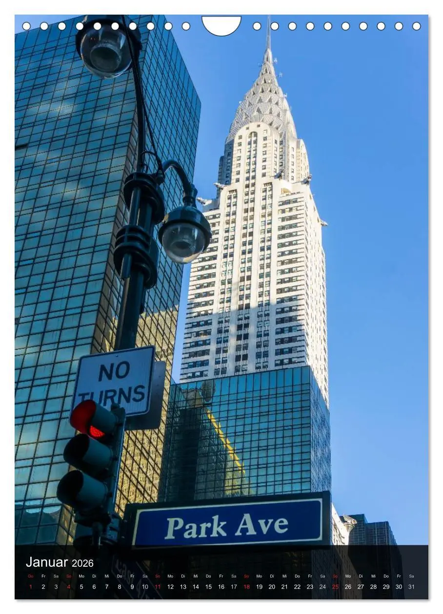 Bild: 9783516426915 | New York Wolkenkratzer (Wandkalender 2026 DIN A4 hoch), CALVENDO...