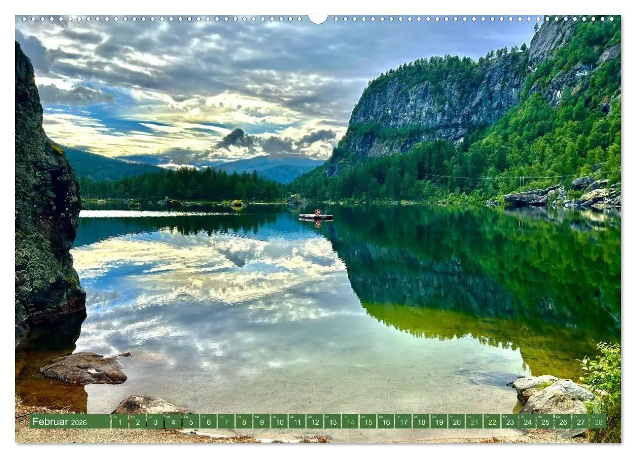 Bild: 9783516666915 | Erlebe mit mir das wilde Norwegen (Wandkalender 2026 DIN A2 quer),...