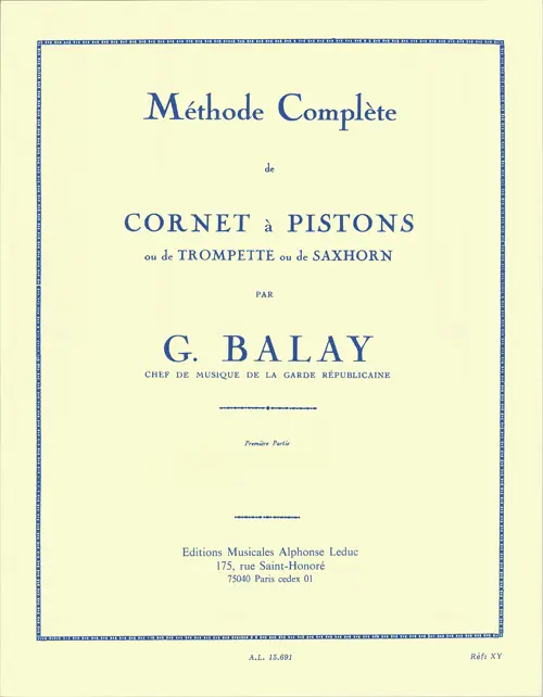 Cover: 9790046156915 | Methode Complete vol.1 pour trompette, cornet a pistons ou saxhorn