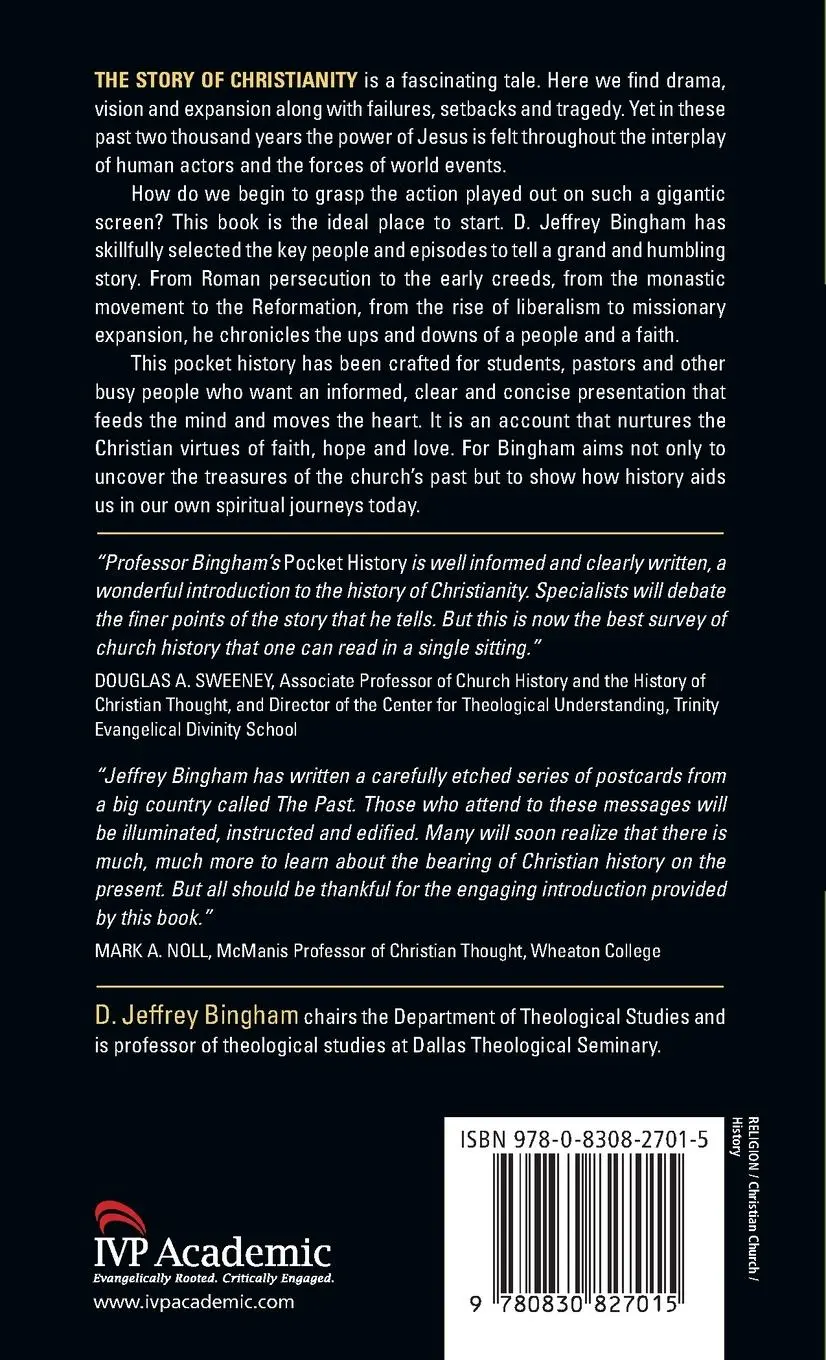 Rückseite: 9780830827015 | Pocket History of the Church | D. Jeffrey Bingham | Taschenbuch | 2002