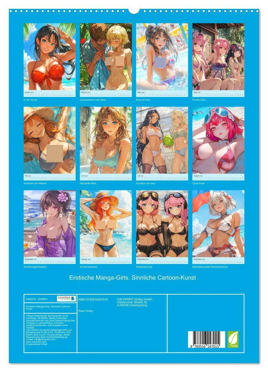 Bild: 9783516247015 | Erotische Manga-Girls. Sinnliche Cartoon-Kunst (hochwertiger...