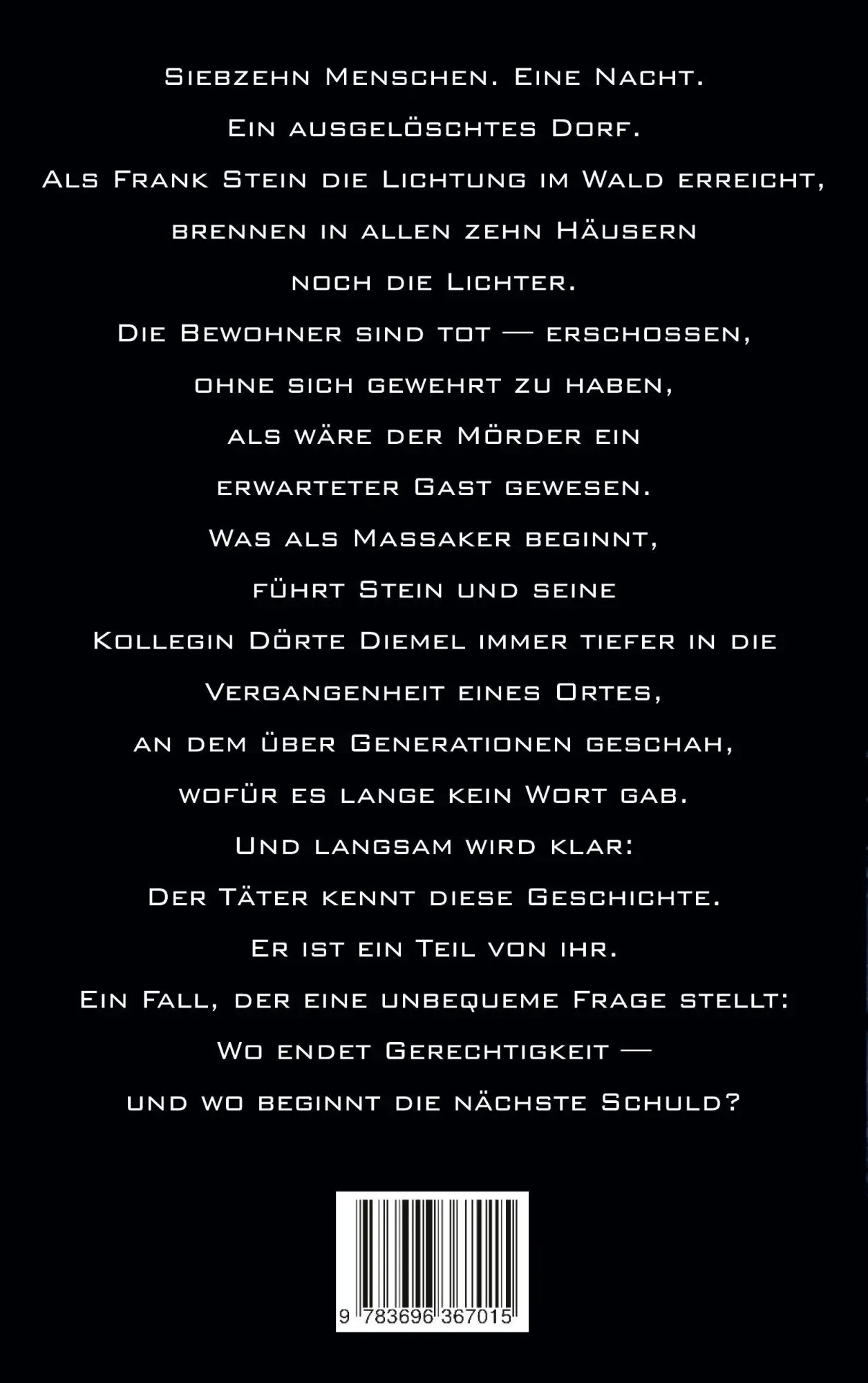 Rückseite: 9783696367015 | Weiler | Ein Eifelkrimi | Michael Frein | Taschenbuch | 382 S. | 2026