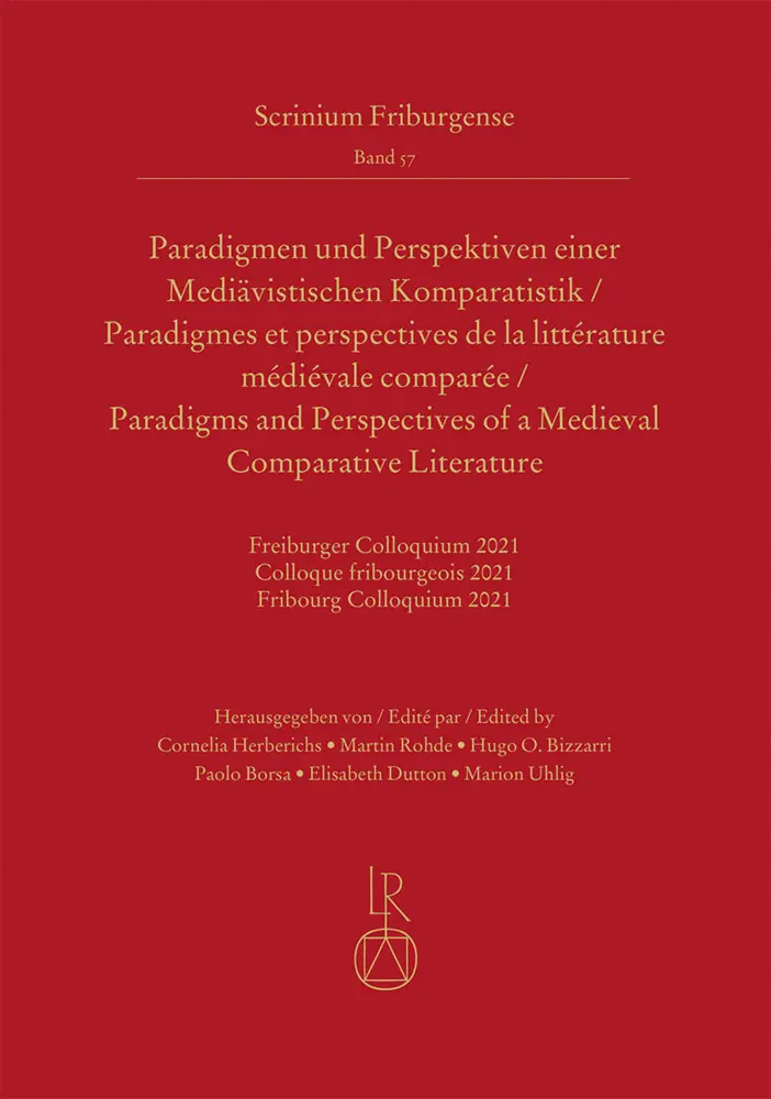 Cover: 9783752007015 | Paradigmen und Perspektiven einer Mediävistischen Komparatistik | Buch