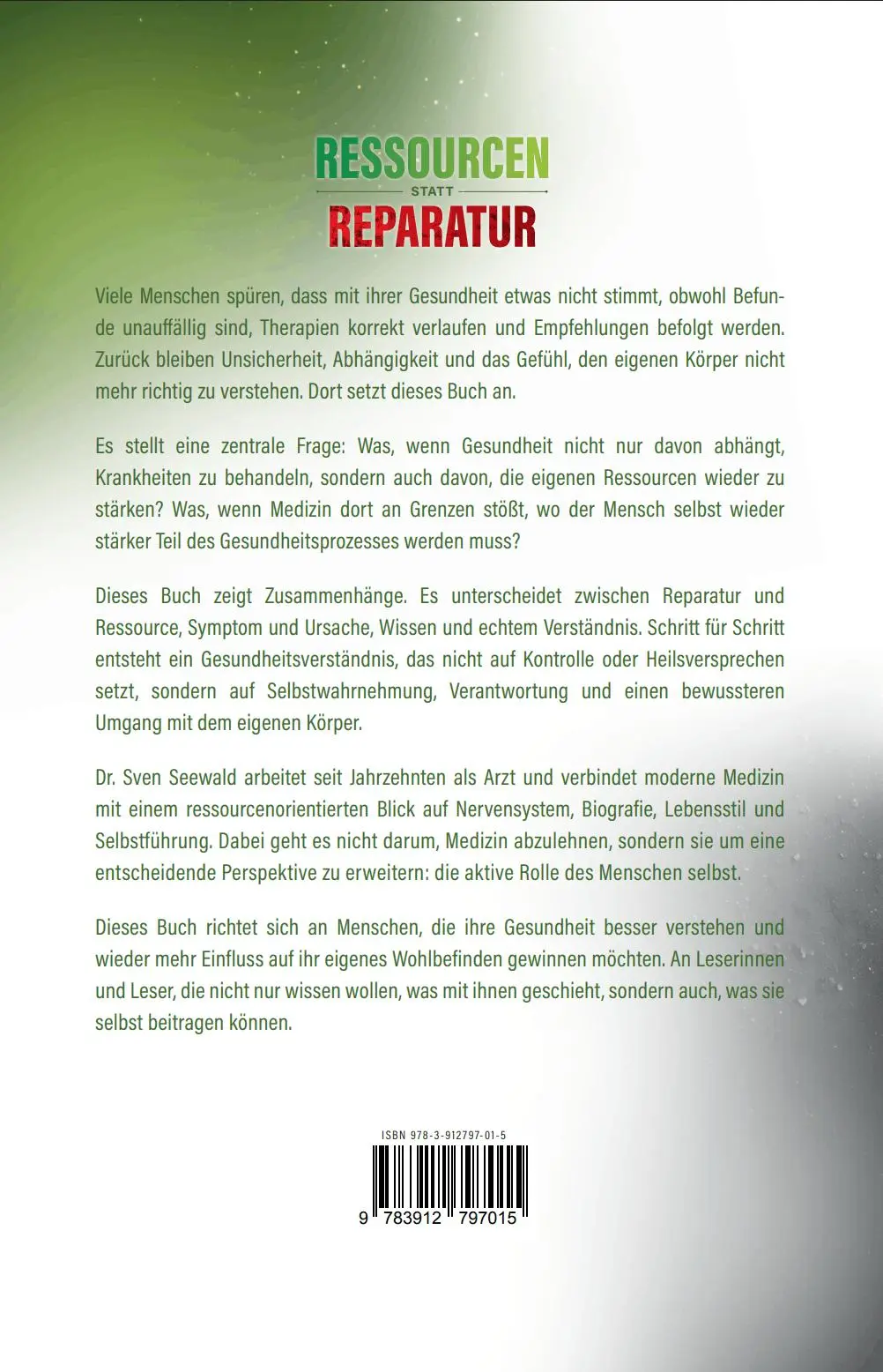 Autor: 9783912797015 | Ressourcen statt Reparatur | Sven Seewald | Buch | Deutsch | 2026
