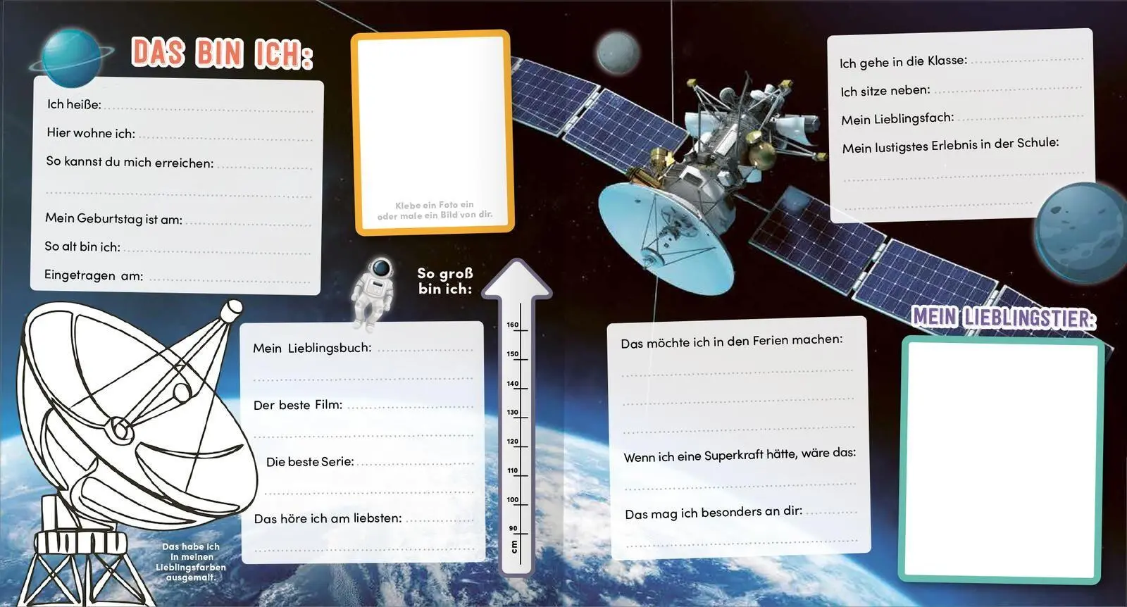 Bild: 4014489137115 | Meine Schulfreunde - Weltraum Astronaut | Buch | 80 S. | Deutsch