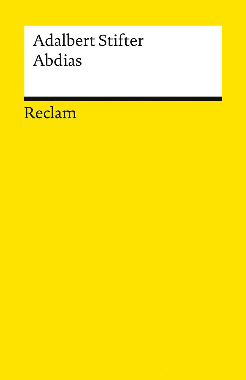 Cover: 9783150147115 | Abdias | Adalbert Stifter | Taschenbuch | Reclam Universal-Bibliothek
