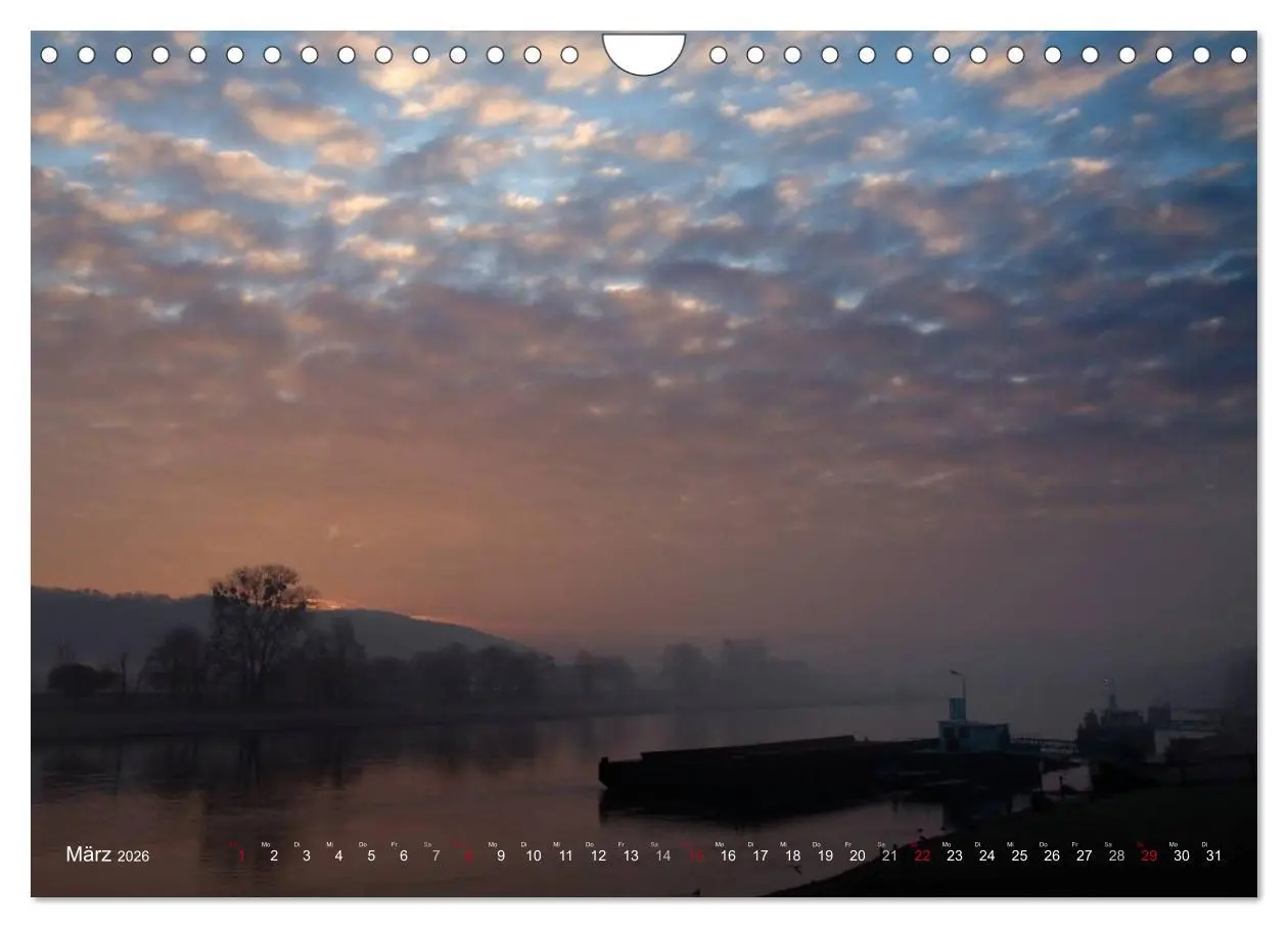 Bild: 9783516097115 | Die Elbe in Dresden-Laubegast (Wandkalender 2026 DIN A4 quer),...