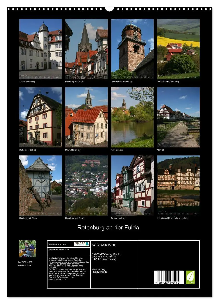 Bild: 9783516477115 | Rotenburg an der Fulda (hochwertiger Premium Wandkalender 2026 DIN...