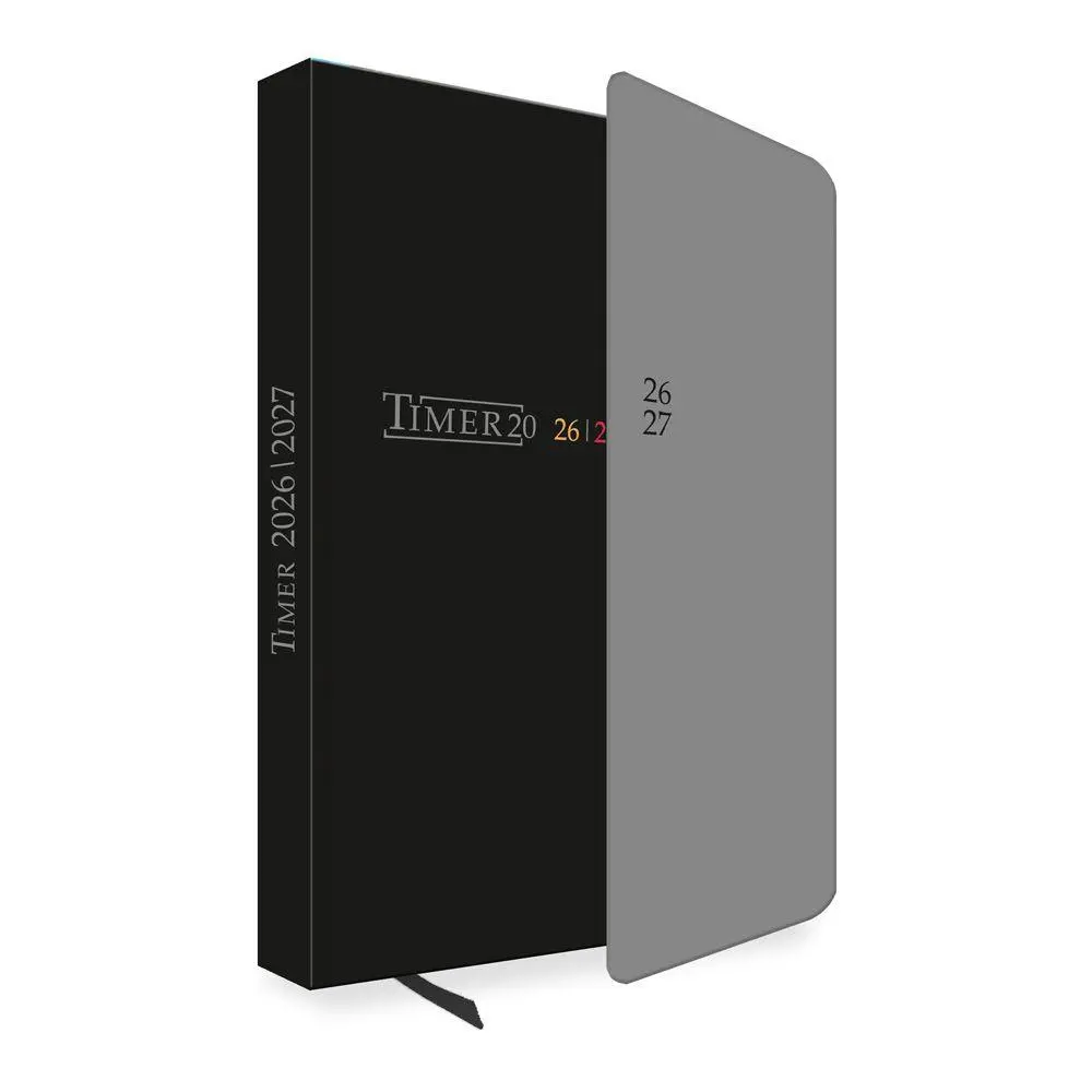 Cover: 9783988027115 | TRÖTSCH - Schülerkalender mit Klappe Black 26/27 | KG | Kalender