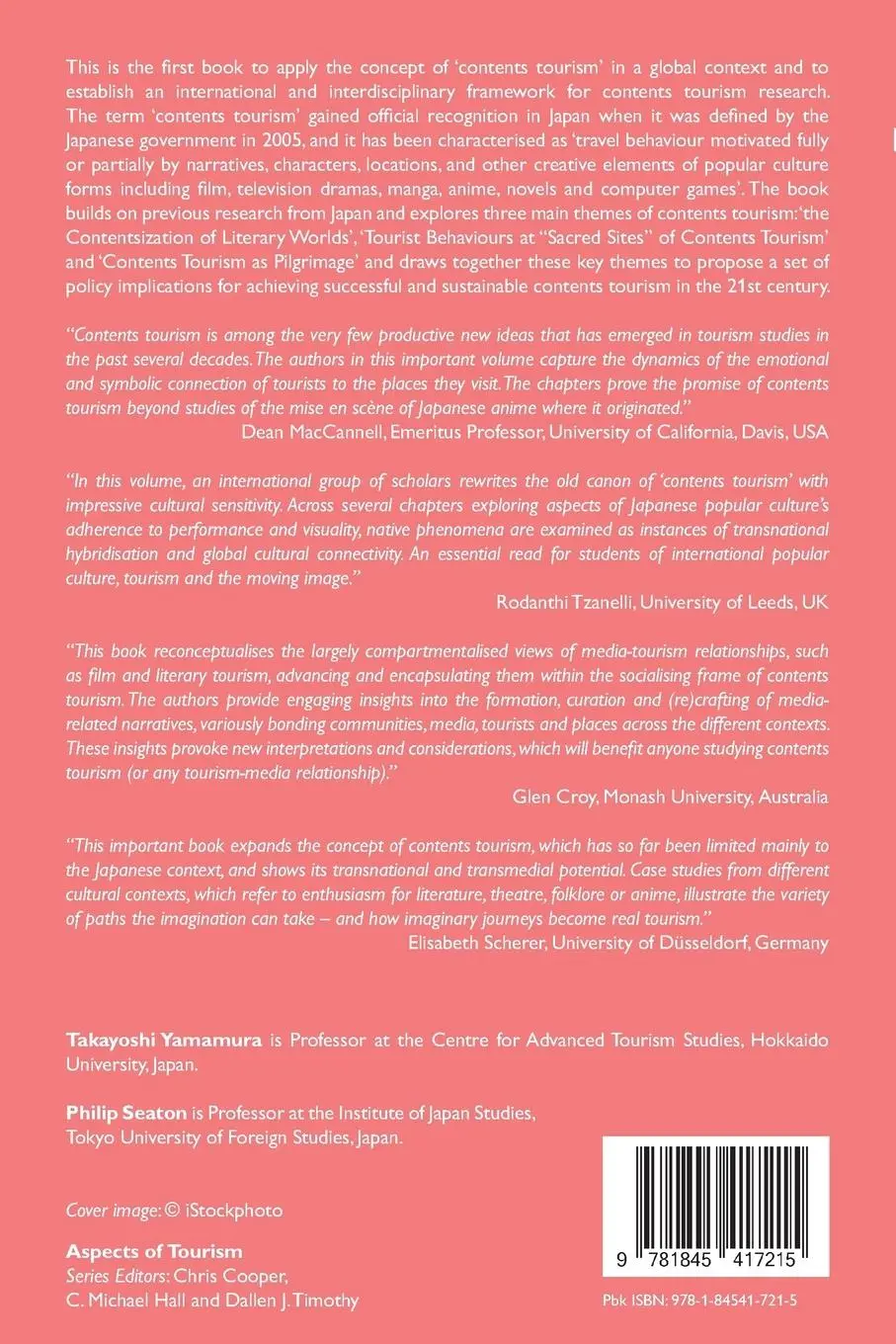 Rückseite: 9781845417215 | Contents Tourism and Pop Culture Fandom | Takayoshi Yamamura (u. a.)
