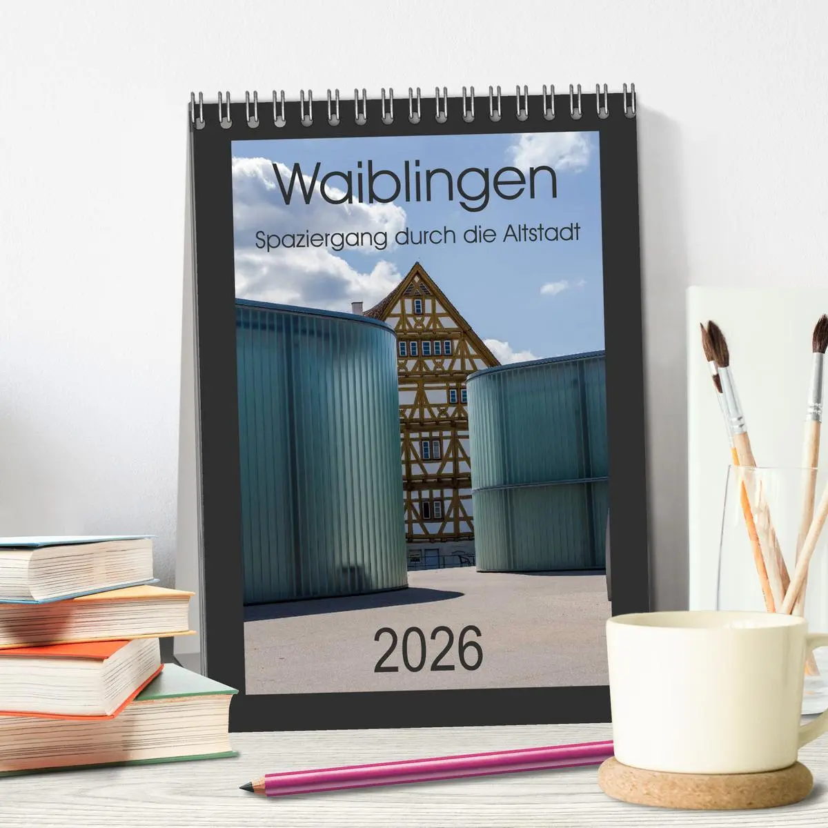 Bild: 9783516467215 | Waiblingen - Spaziergang durch die Altstadt (Tischkalender 2026 DIN...