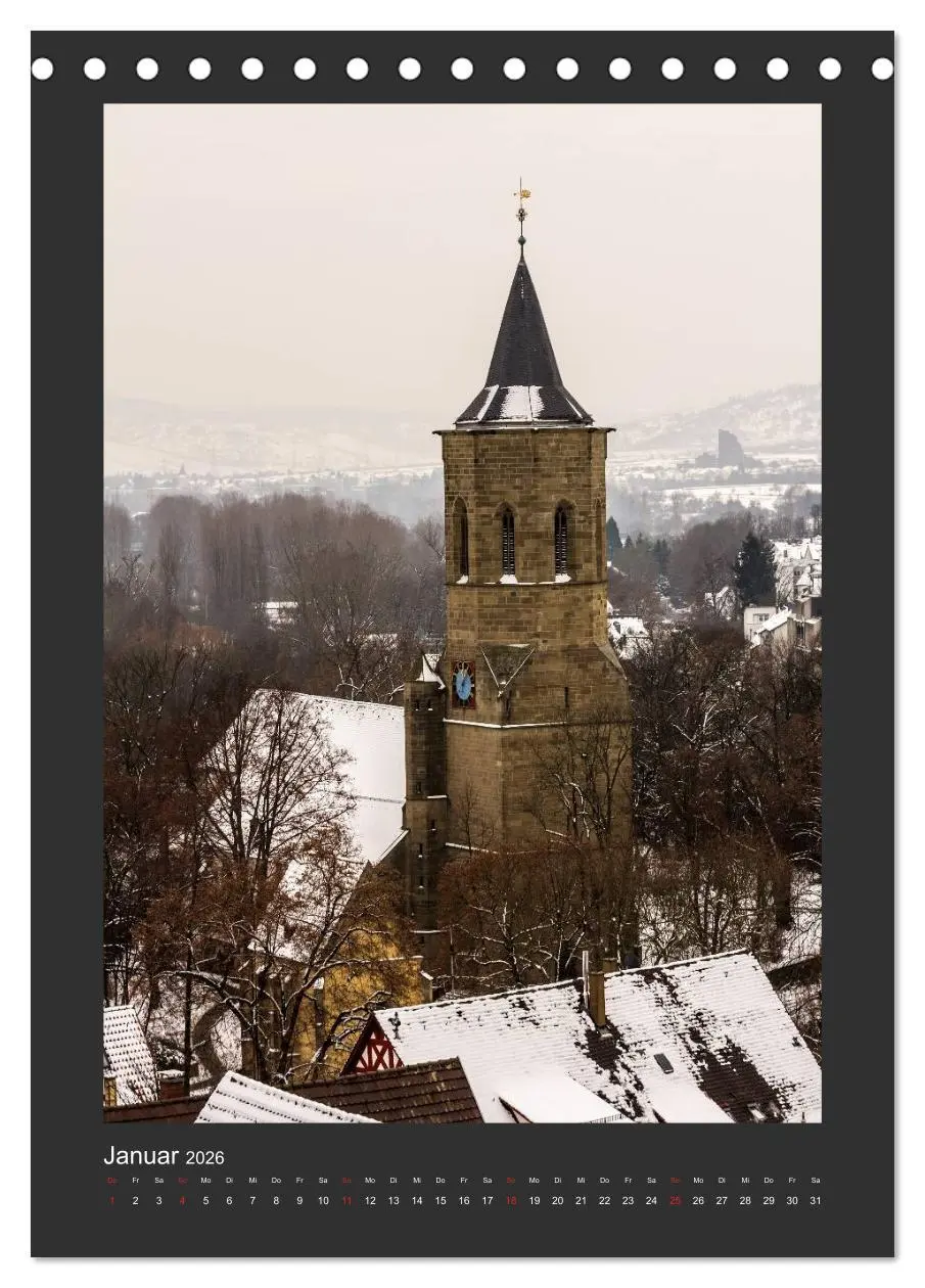 Bild: 9783516467215 | Waiblingen - Spaziergang durch die Altstadt (Tischkalender 2026 DIN...