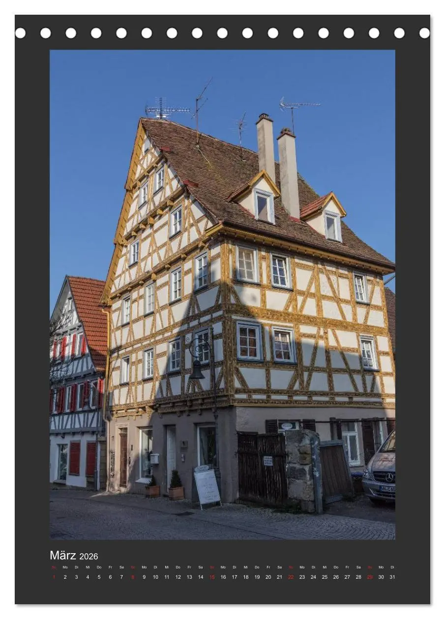 Bild: 9783516467215 | Waiblingen - Spaziergang durch die Altstadt (Tischkalender 2026 DIN...