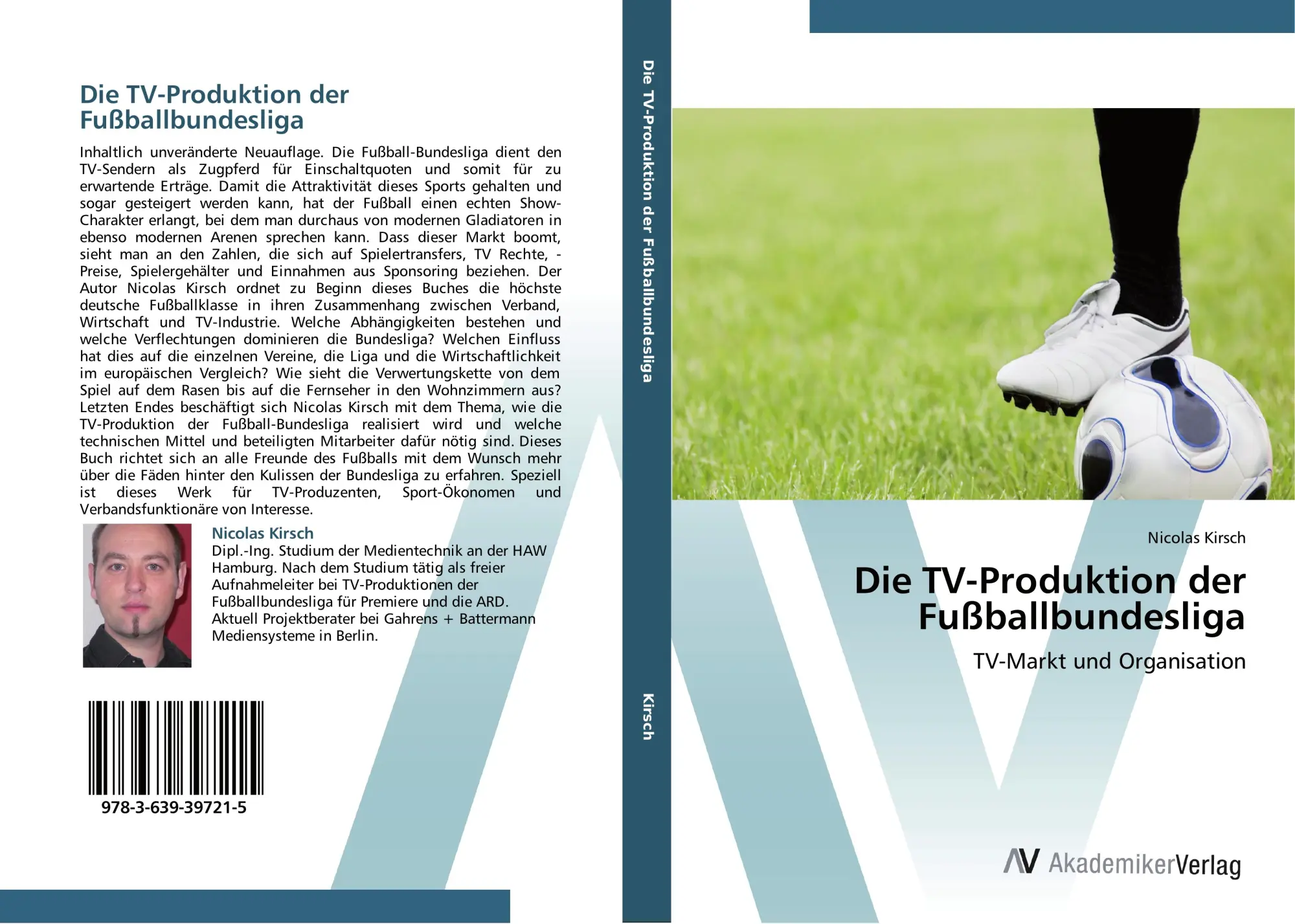 Cover: 9783639397215 | Die TV-Produktion der Fußballbundesliga | TV-Markt und Organisation