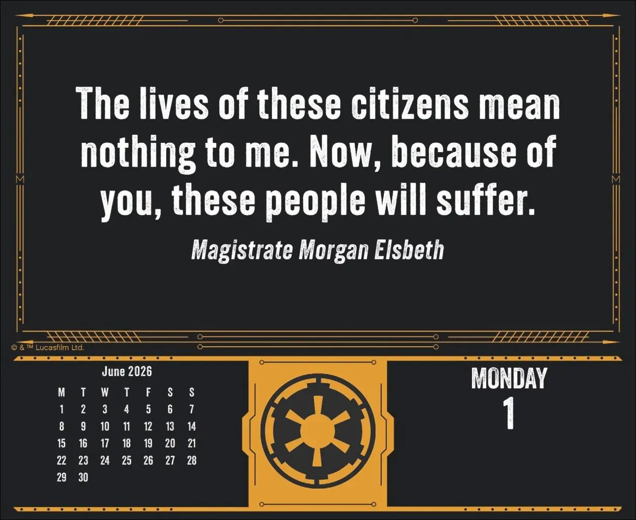 Bild: 9783840197215 | The Mandalorian Tagesabreißkalender 2026 | Kalender | 320 S. | 2026