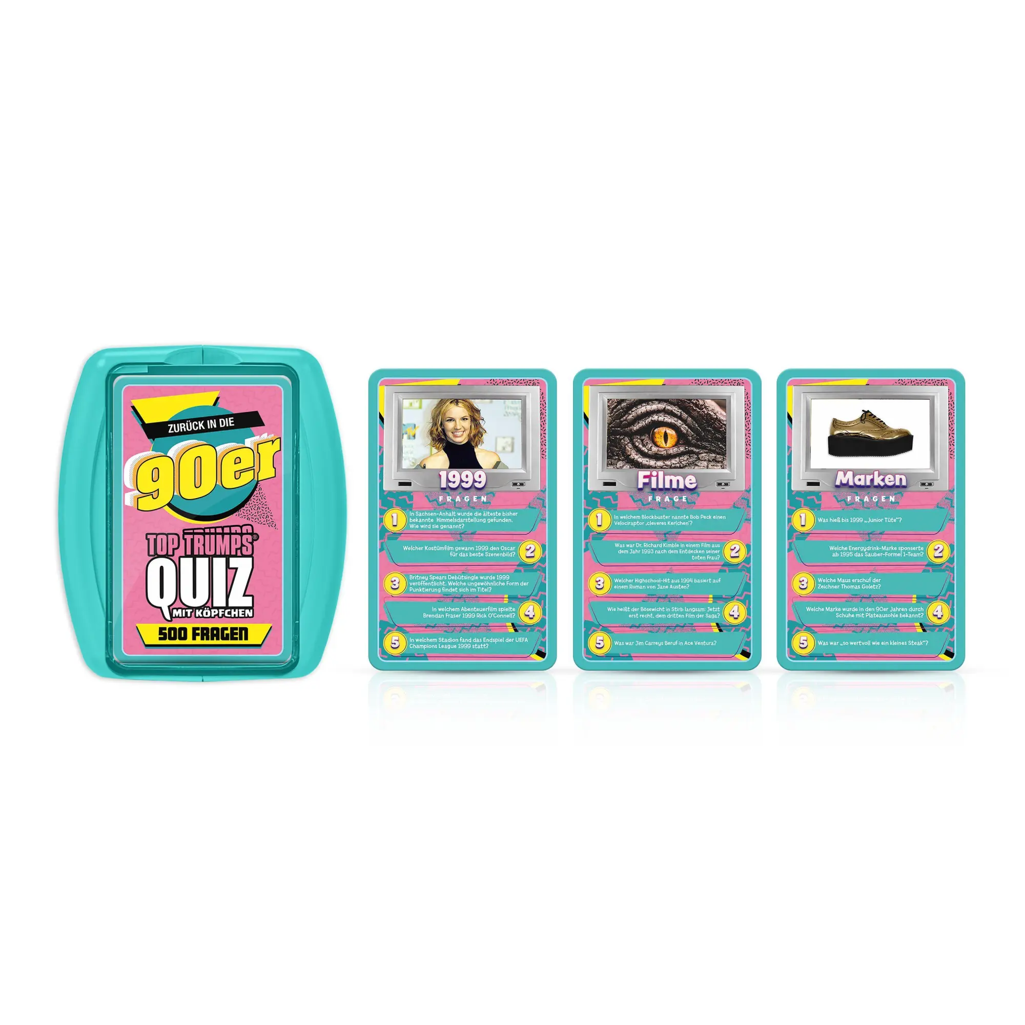 Bild: 4035576047315 | Top Trumps Quiz 90er | Spiel | Brettspiel | Deutsch | 2021