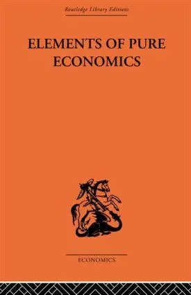 Cover: 9780415607315 | Elements of Pure Economics | Léon Walras | Taschenbuch | Englisch