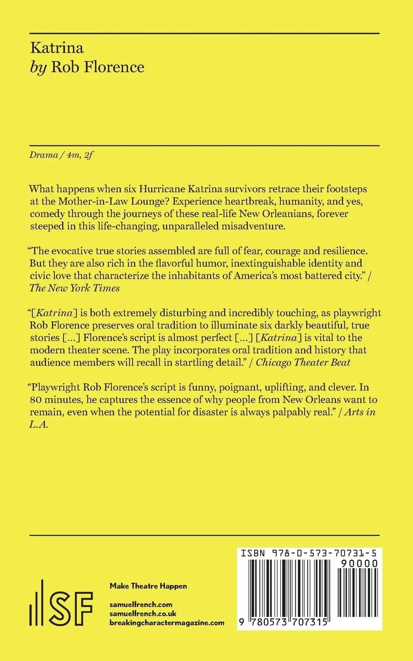 Rückseite: 9780573707315 | Katrina | Rob Florence | Taschenbuch | Englisch | 2018