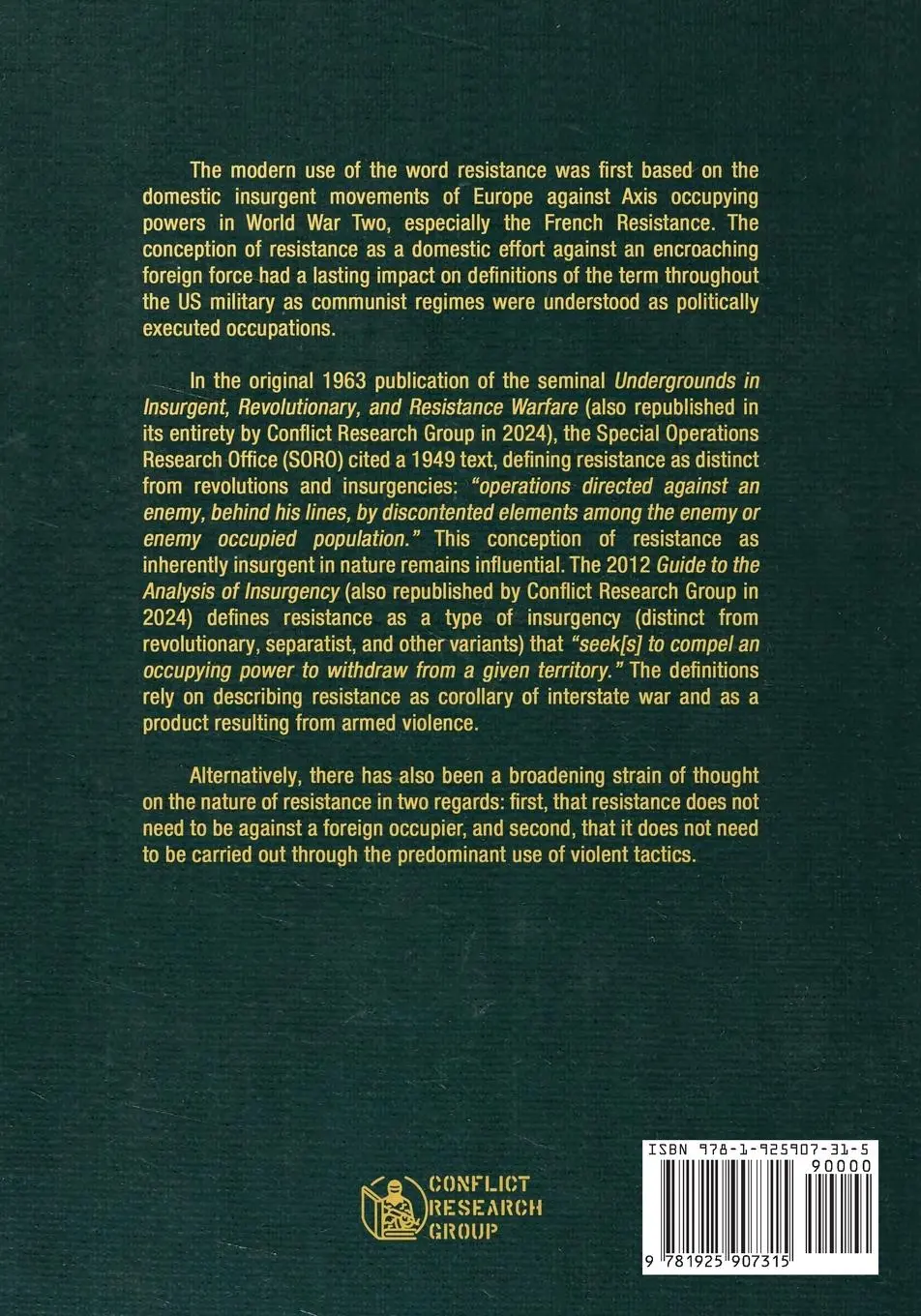 Rückseite: 9781925907315 | The Science of Resistance | Aris Project | Taschenbuch | Englisch