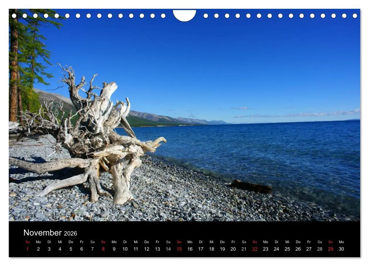 Bild: 9783516147315 | Einsame Mongolei (Wandkalender 2026 DIN A4 quer), CALVENDO...