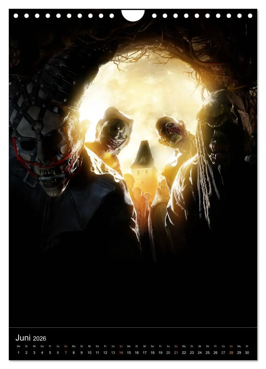 Bild: 9783516457315 | Halloween Optische Illusionen - Kalender 2026 (Wandkalender 2026...