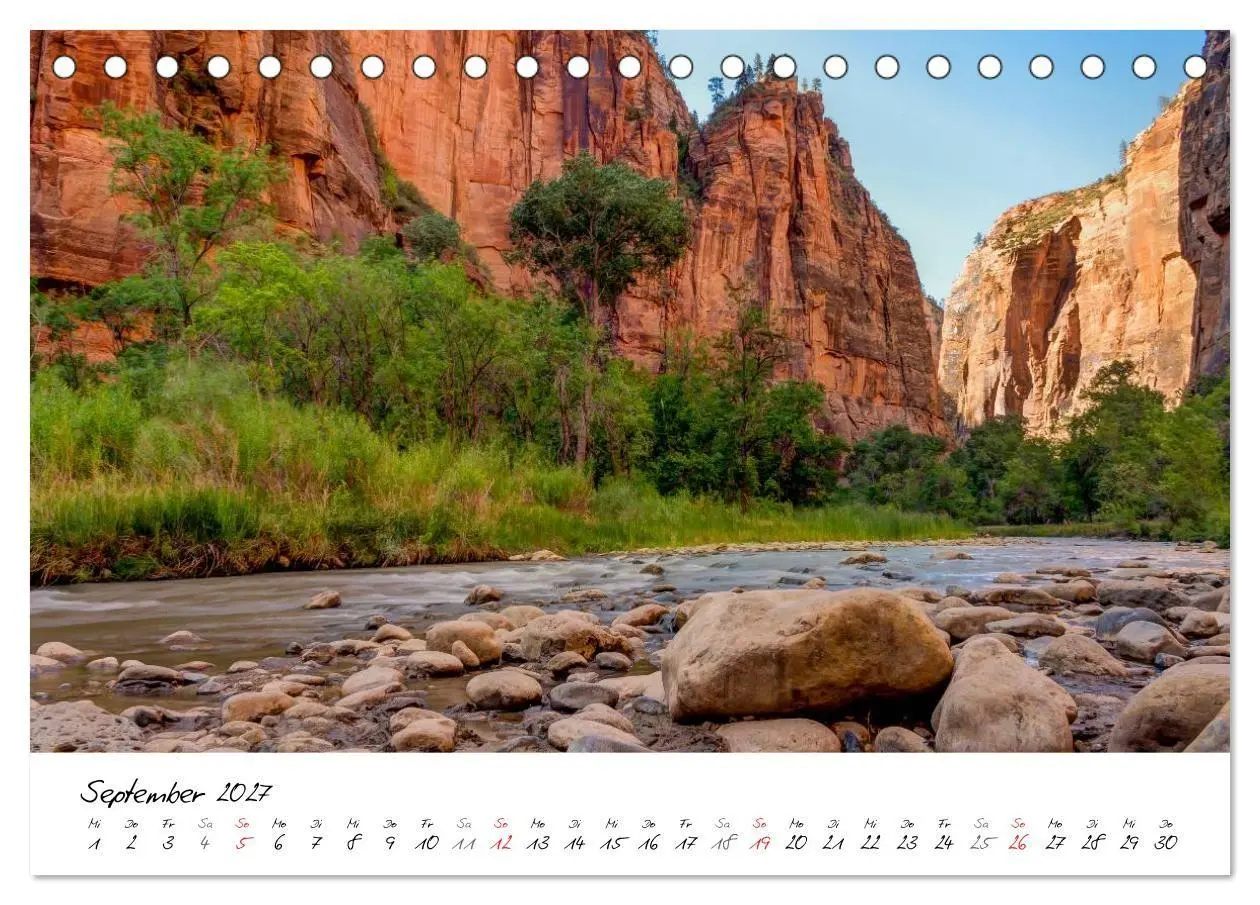 Bild: 9783569927315 | National-Parks der USA (Tischkalender 2027 DIN A5 quer), CALVENDO...