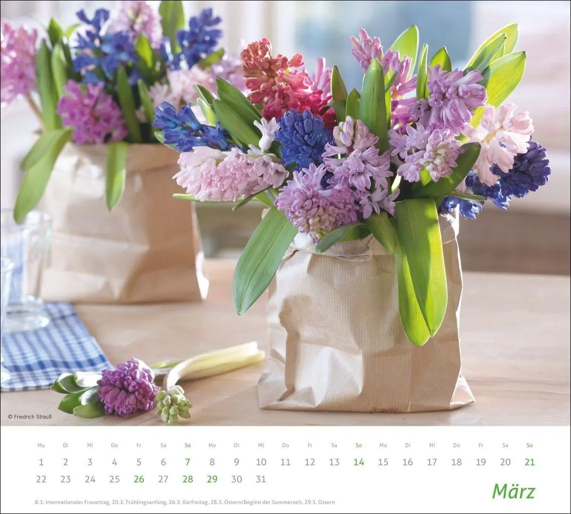 Bild: 9783756417315 | times&amp;more Blumen Bildkalender 2027 | Heye | Kalender | Spiralbindung