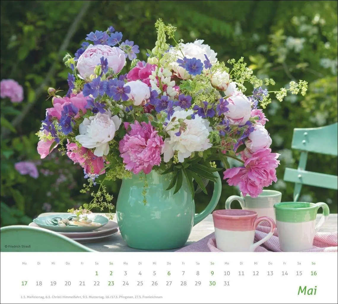 Bild: 9783756417315 | times&amp;more Blumen Bildkalender 2027 | Heye | Kalender | Spiralbindung