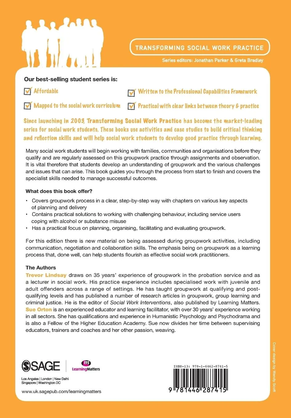 Rückseite: 9781446287415 | Groupwork Practice in Social Work | Trevor Lindsay (u. a.) | Buch
