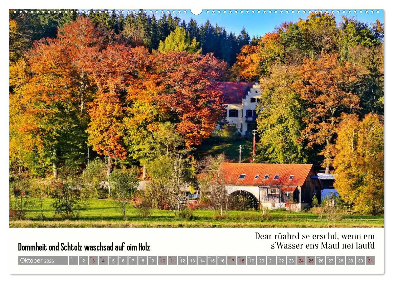 Bild: 9783457287415 | 03 Schwäbische Sprichwörter - Dös au no! (Wandkalender 2026 DIN A2...