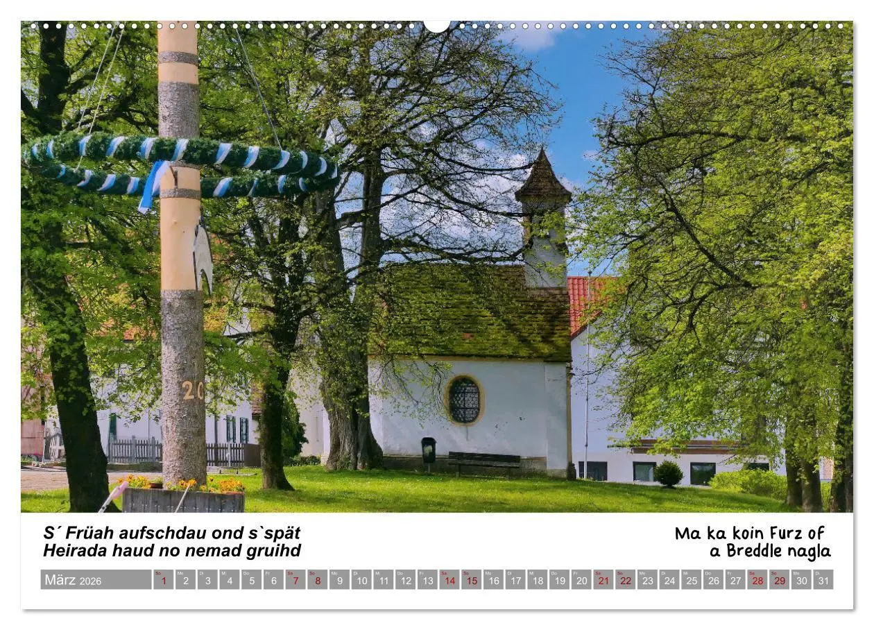 Bild: 9783457287415 | 03 Schwäbische Sprichwörter - Dös au no! (Wandkalender 2026 DIN A2...
