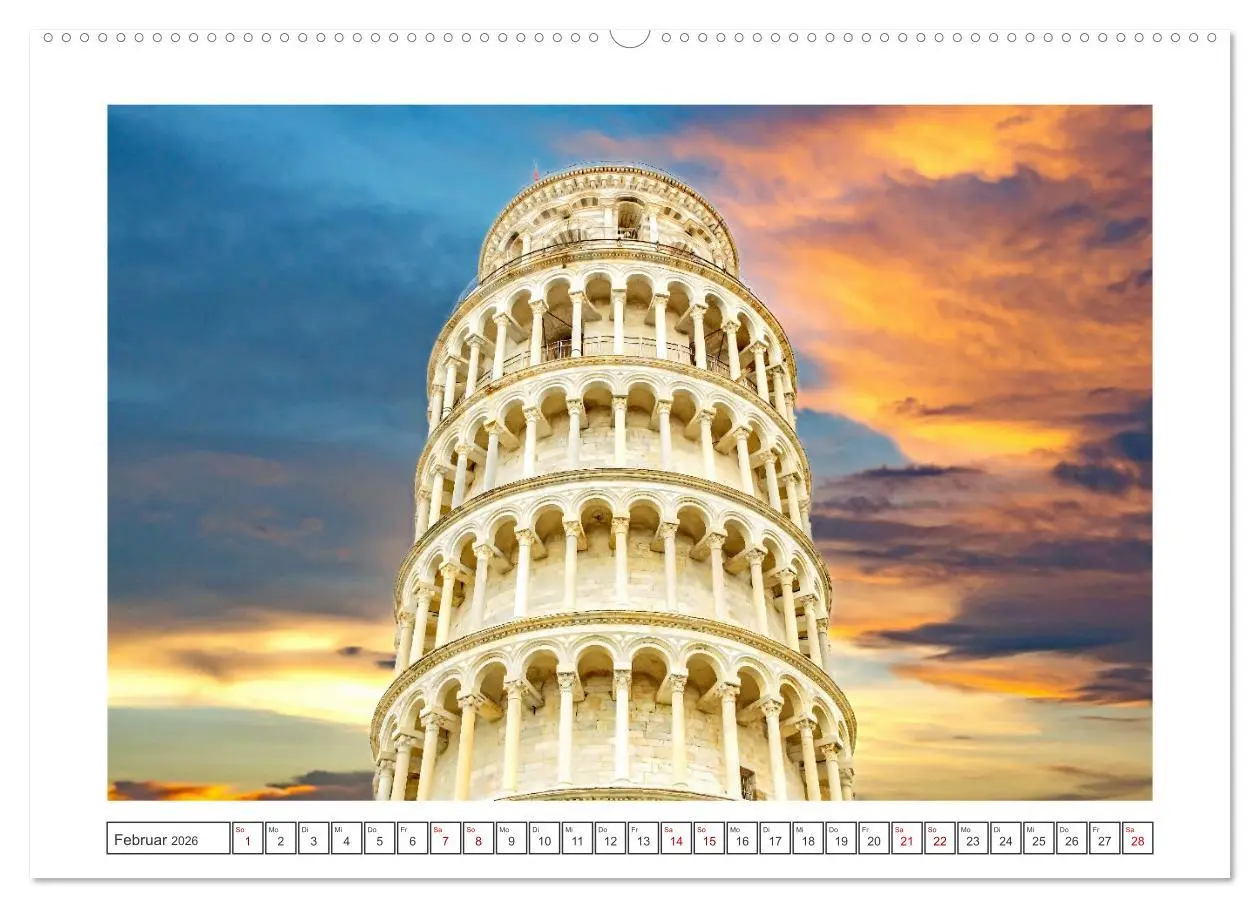 Bild: 9783457357415 | Pisa - wunderschönes Reiseziel (Wandkalender 2026 DIN A2 quer),...