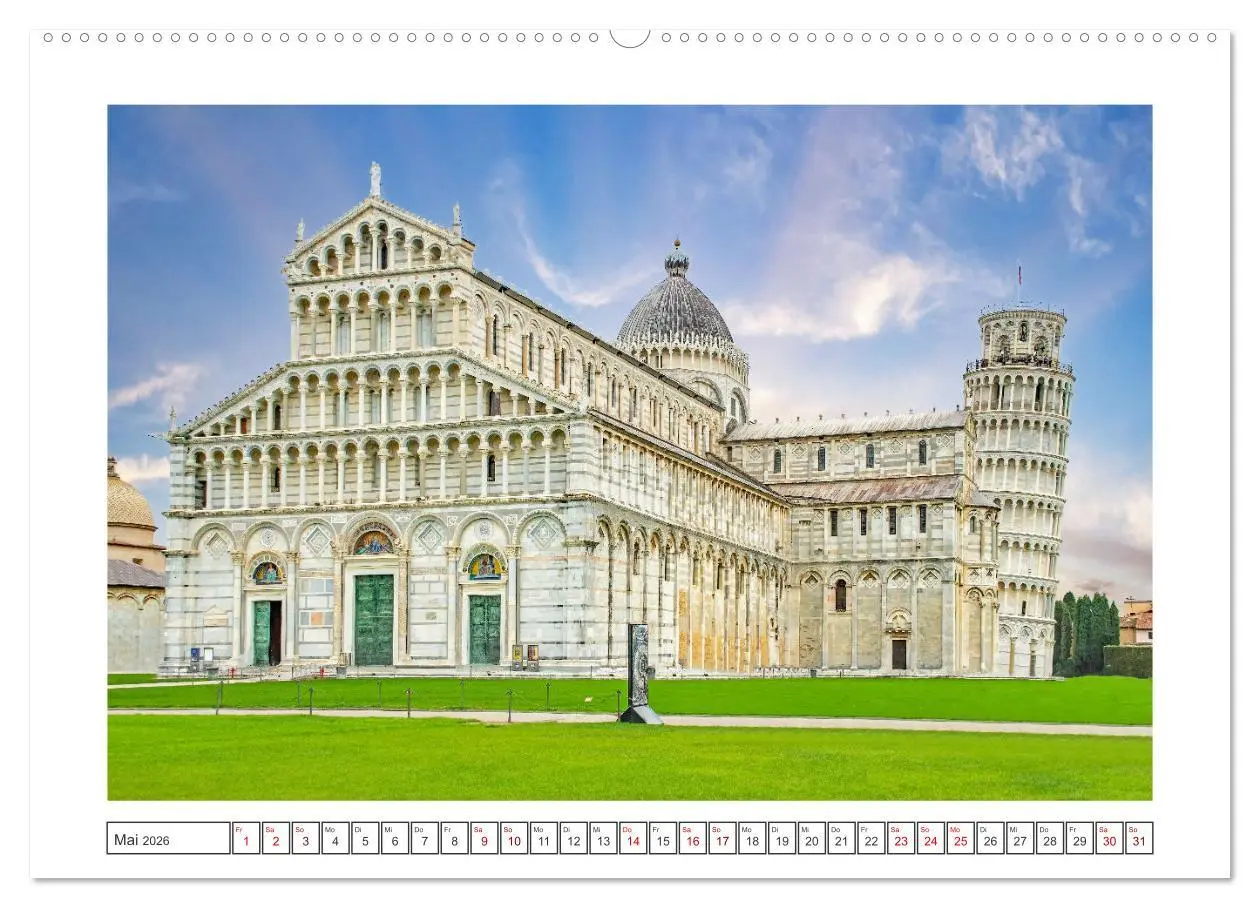 Bild: 9783457357415 | Pisa - wunderschönes Reiseziel (Wandkalender 2026 DIN A2 quer),...