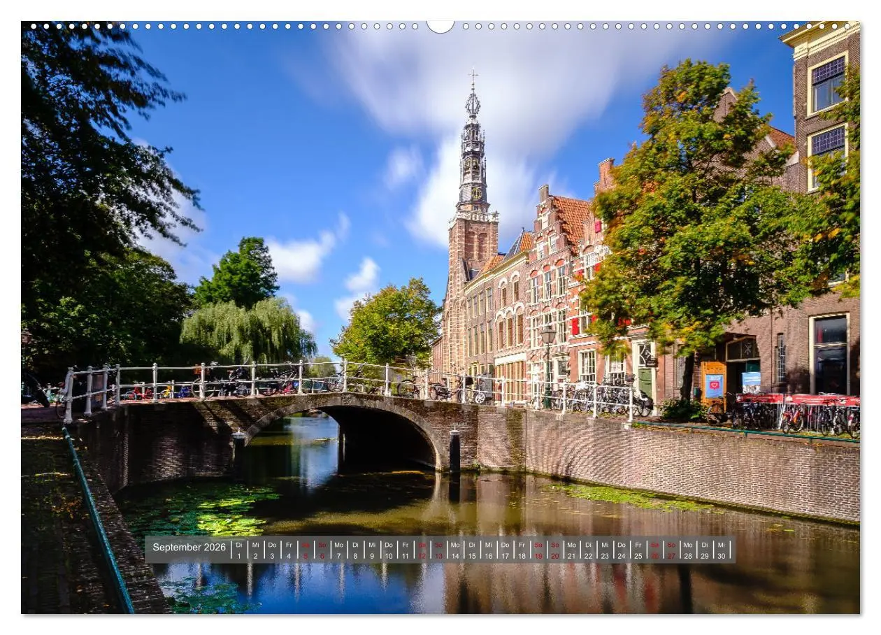 Bild: 9783457597415 | Ein Blick auf Leiden (Wandkalender 2026 DIN A2 quer), CALVENDO...