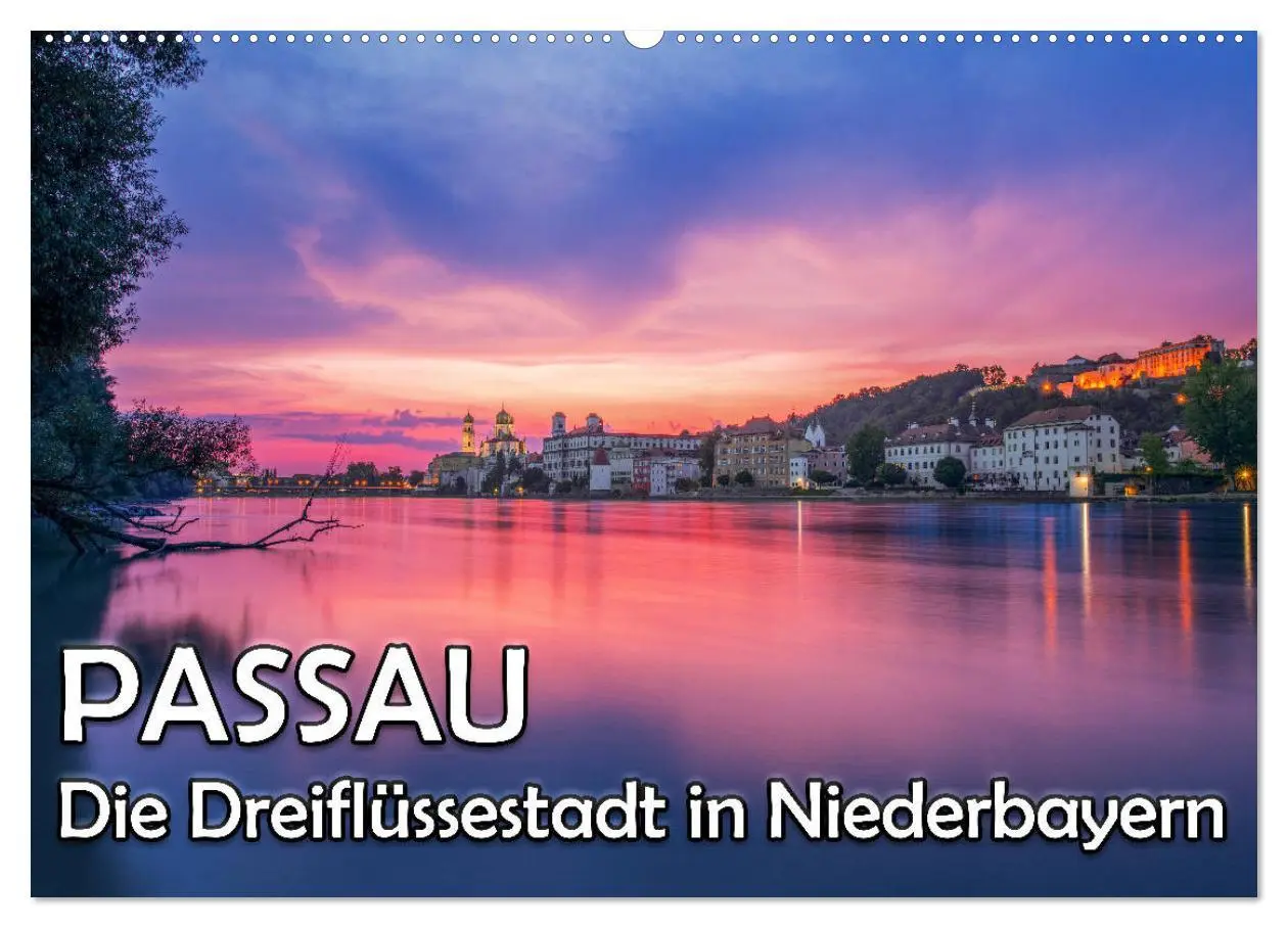 Cover: 9783457737415 | Passau - Die Dreiflüssestadt (Wandkalender 2026 DIN A2 quer),...