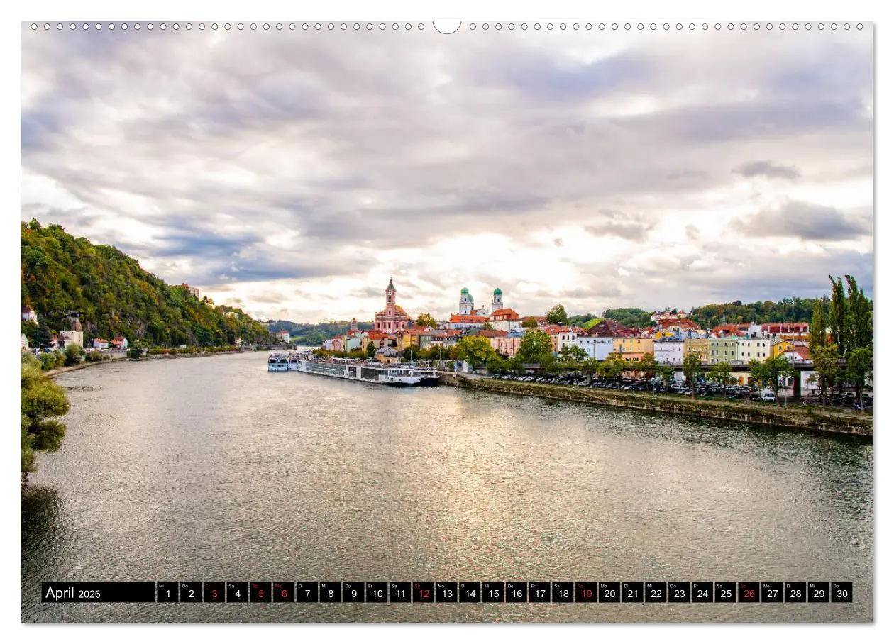 Bild: 9783457737415 | Passau - Die Dreiflüssestadt (Wandkalender 2026 DIN A2 quer),...