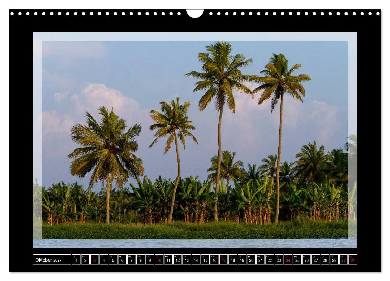 Bild: 9783594047415 | Kerala - Impressionen aus Südindien (Wandkalender 2027 DIN A3...