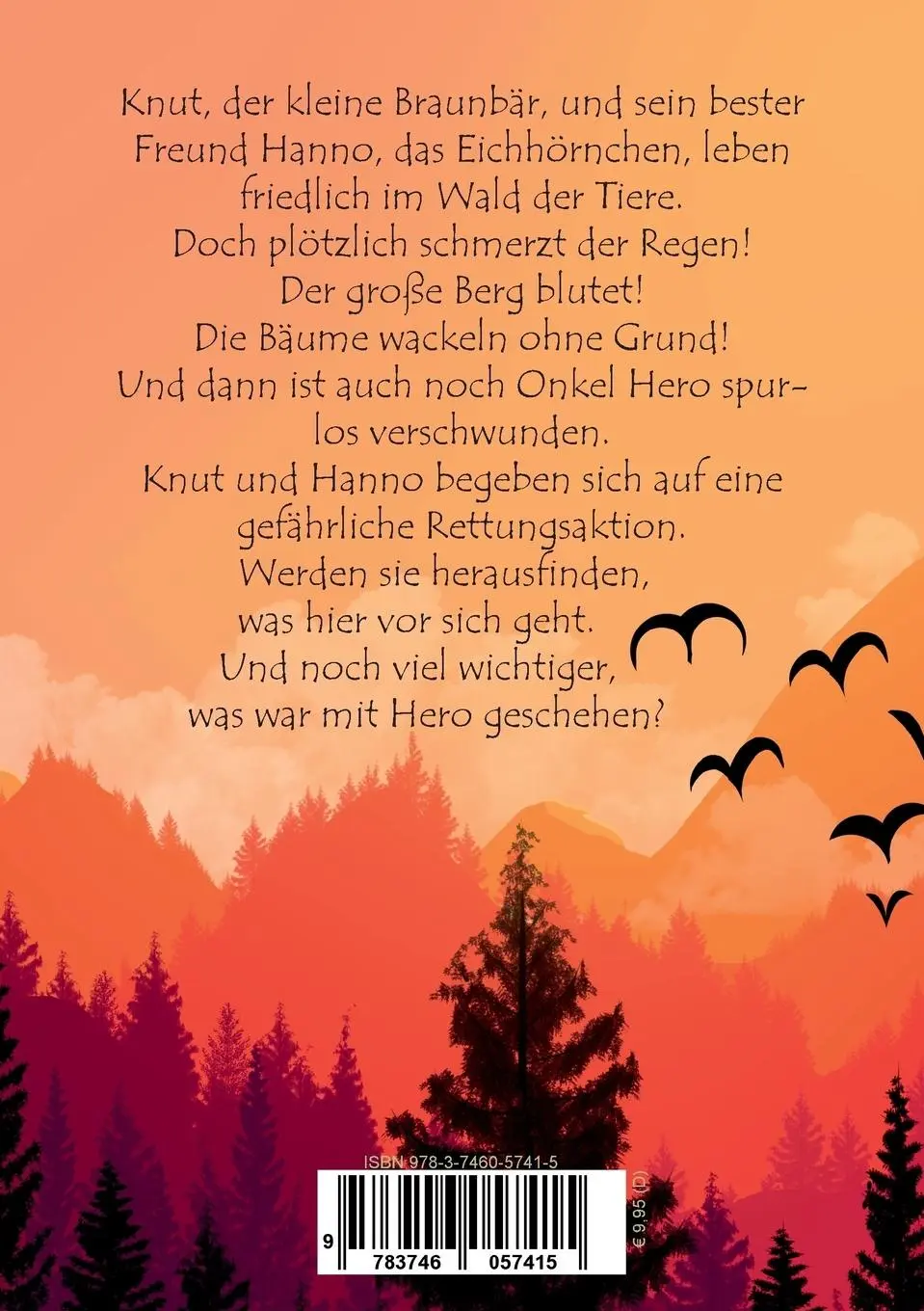 Rückseite: 9783746057415 | Blaubär und Nussmäuschen | Der rote Berg | Patrick Frühwirth | Buch