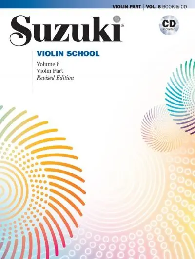 Cover: 9781470627515 | Suzuki Violin School, Vol 8: Violin Part, Book &amp; CD | Suzuki (u. a.)