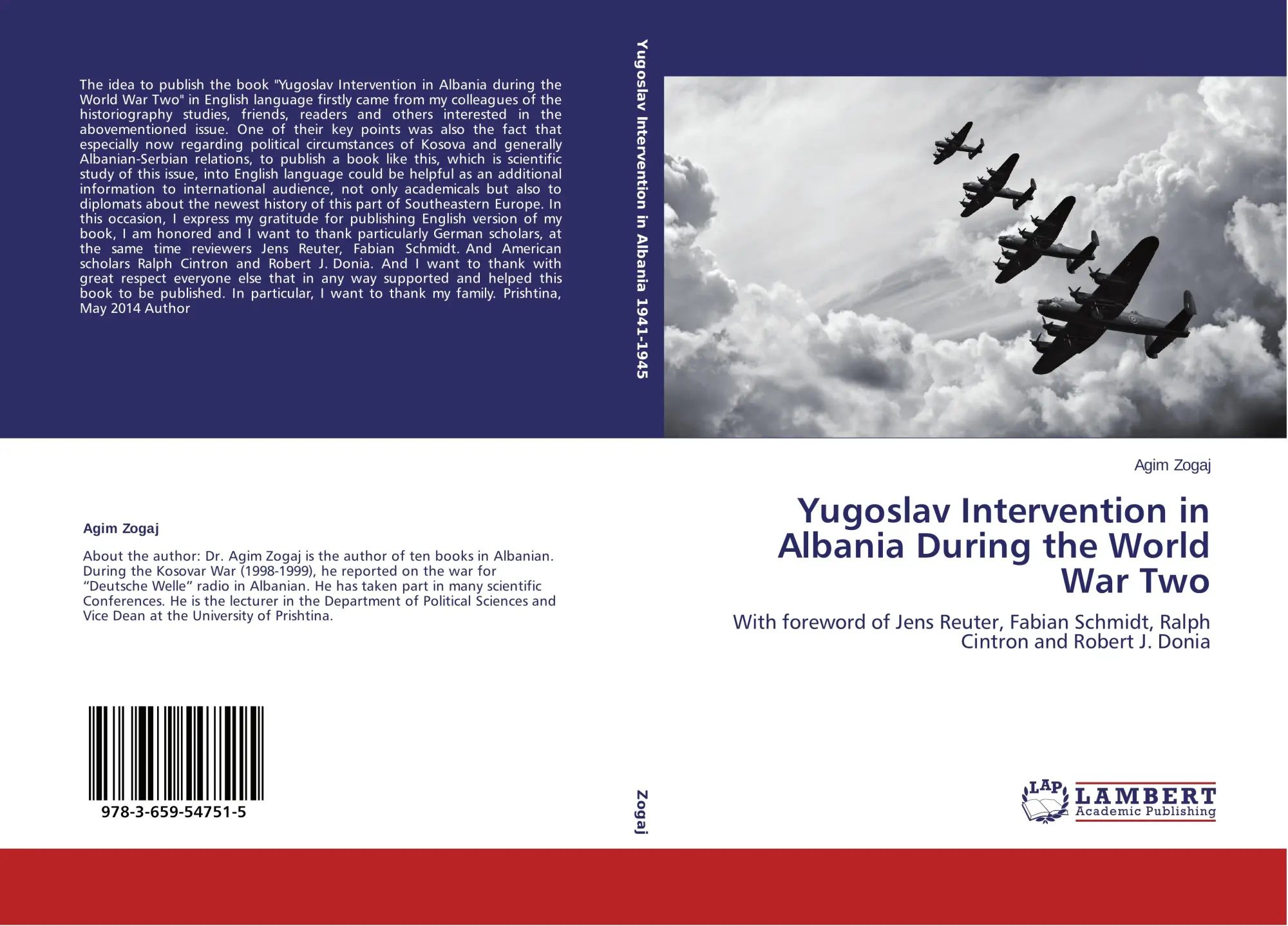 Cover: 9783659547515 | Yugoslav Intervention in Albania During the World War Two | Agim Zogaj