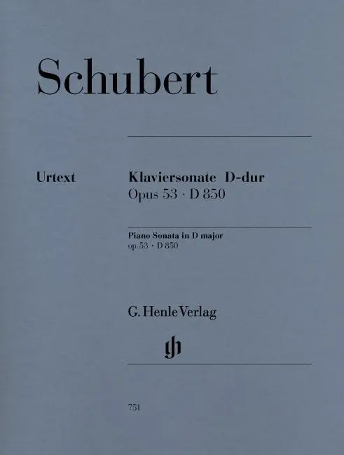 Cover: 9790201807515 | Sonate D-Dur Opus 53 D850 | Franz Schubert | Taschenbuch | Buch | 2004