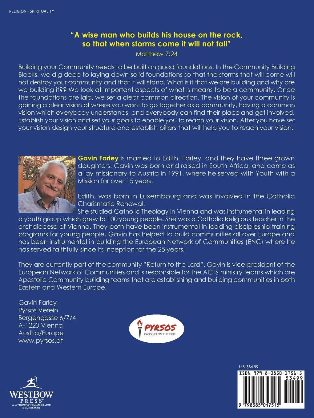 Rückseite: 9798385017515 | Community Building Blocks | Gavin Farley | Taschenbuch | Englisch