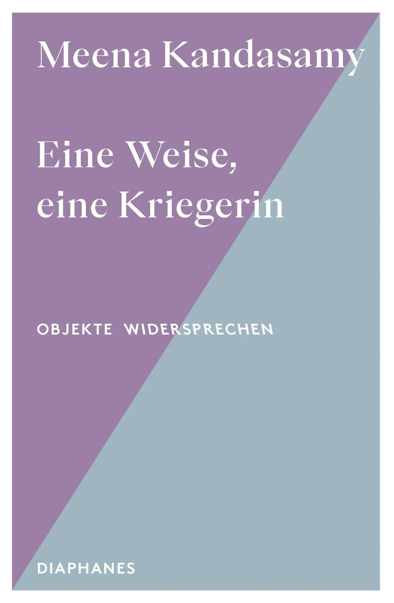 Cover: 9783035807615 | Eine Weise, eine Kriegerin | Meena Kandasamy | Taschenbuch | 96 S.